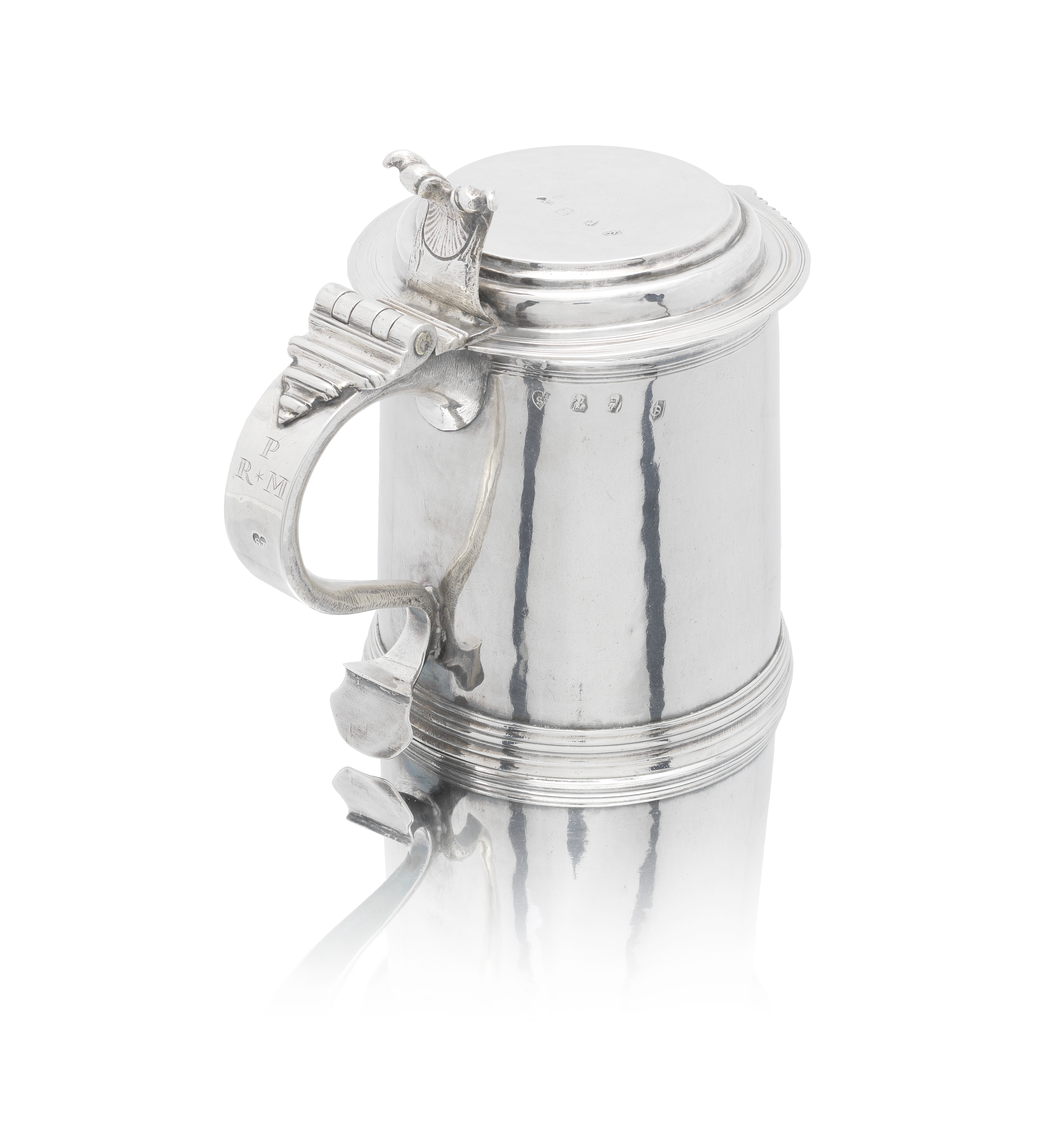 A Queen Anne silver tankard Joseph Stokes, London 1702