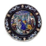 Possibly attributable to the successor of Pierre Reymond (1513-1584): A Limoges enamel plate depi...