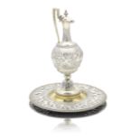A Victorian silver ewer and stand Stephen Smith, London 1866
