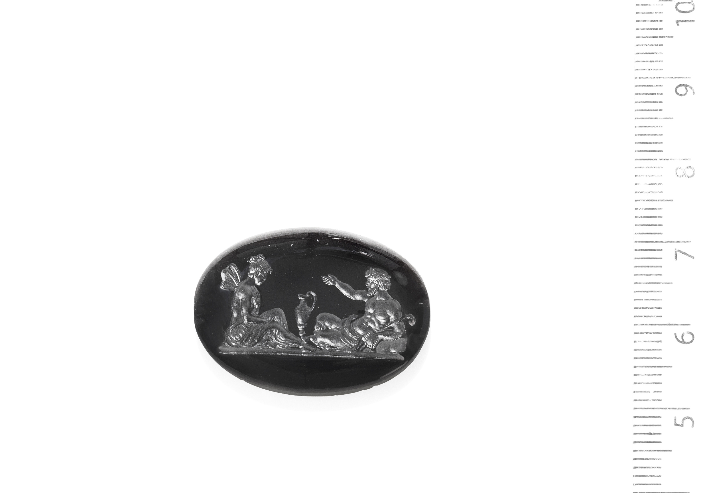 An unmounted hardstone intaglio,