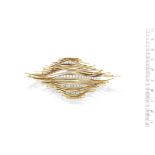 A gold and diamond brooch, by Grima,