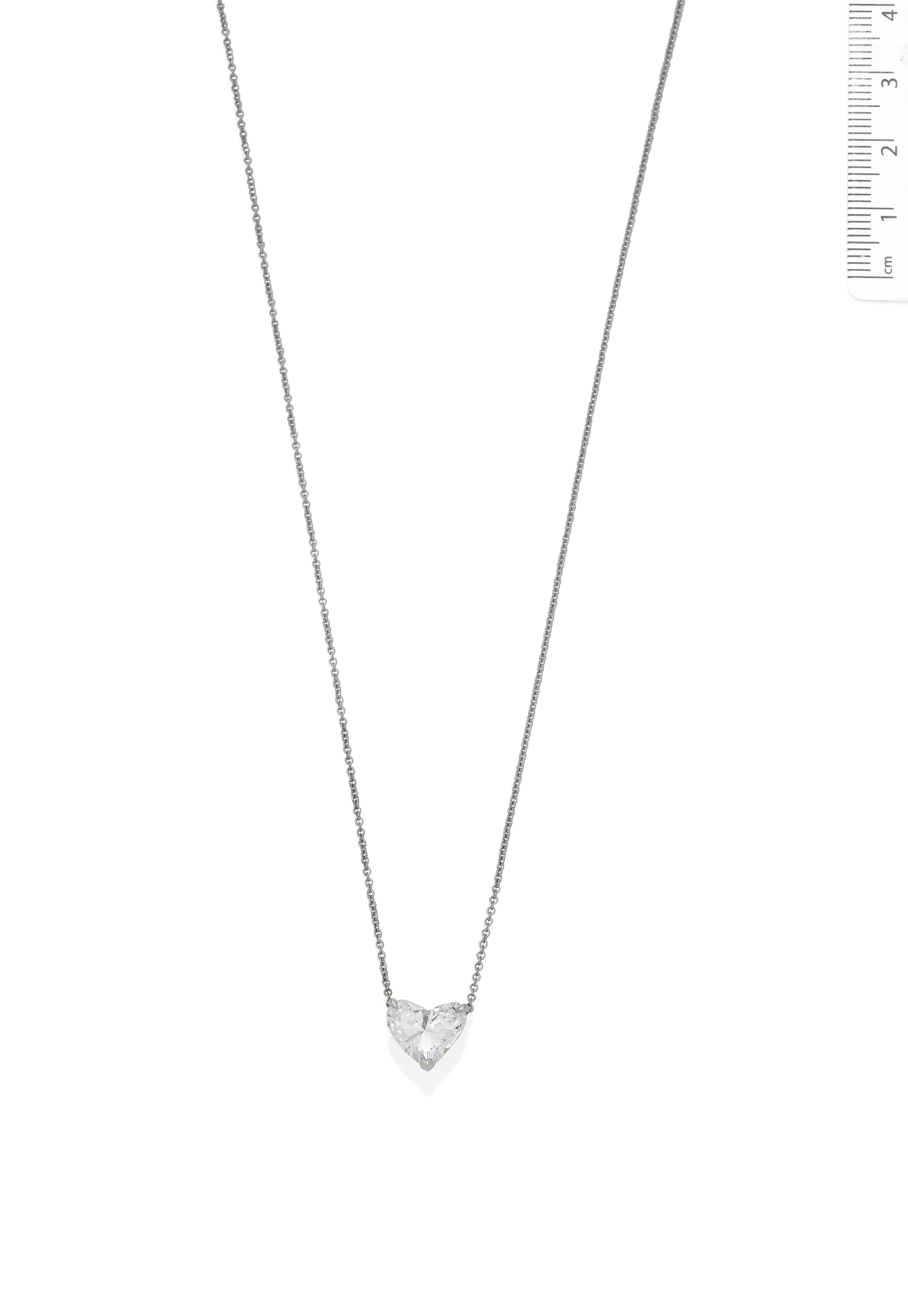 A diamond pendant