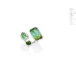 A tourmaline, chrome diopside and diamond ring, by Margherita Burgener