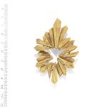 A gold brooch/pendant, by Grima,