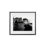 A Photograph Of John Lennon And Stuart Sutcliffe At Hamburg Fun Fair By Astrid Kirchherr (German,...