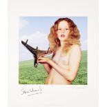 A Print Signed By Steve Winwood For the Cover Of The Album Blind Faith circa 1990