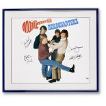 Monkees Signed Print Of The Album Cover Headquarters mid-1990s