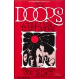 A Doors Cow Palace Concert Poster BG-186 2nd Printing Signed By The Artist Randy Tuten 1969