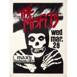A Misfits Max's Kansas City Concert Poster 1979