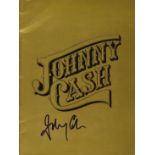 A Johnny Cash Signed Tour Program circa 1975