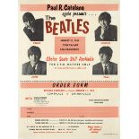 A Beatles Cow Palace Concert Handbill 1965