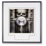 A Signed Print Of The Cover Of The Emerson Lake And Palmer Album Brain Salad Surgery mid 1990s