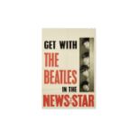 A Beatles English News & Star News-Stand Promotional Poster circa 1964