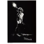 A Photograph Of Mick Jagger On Stage In 1969 By Ethan Russell