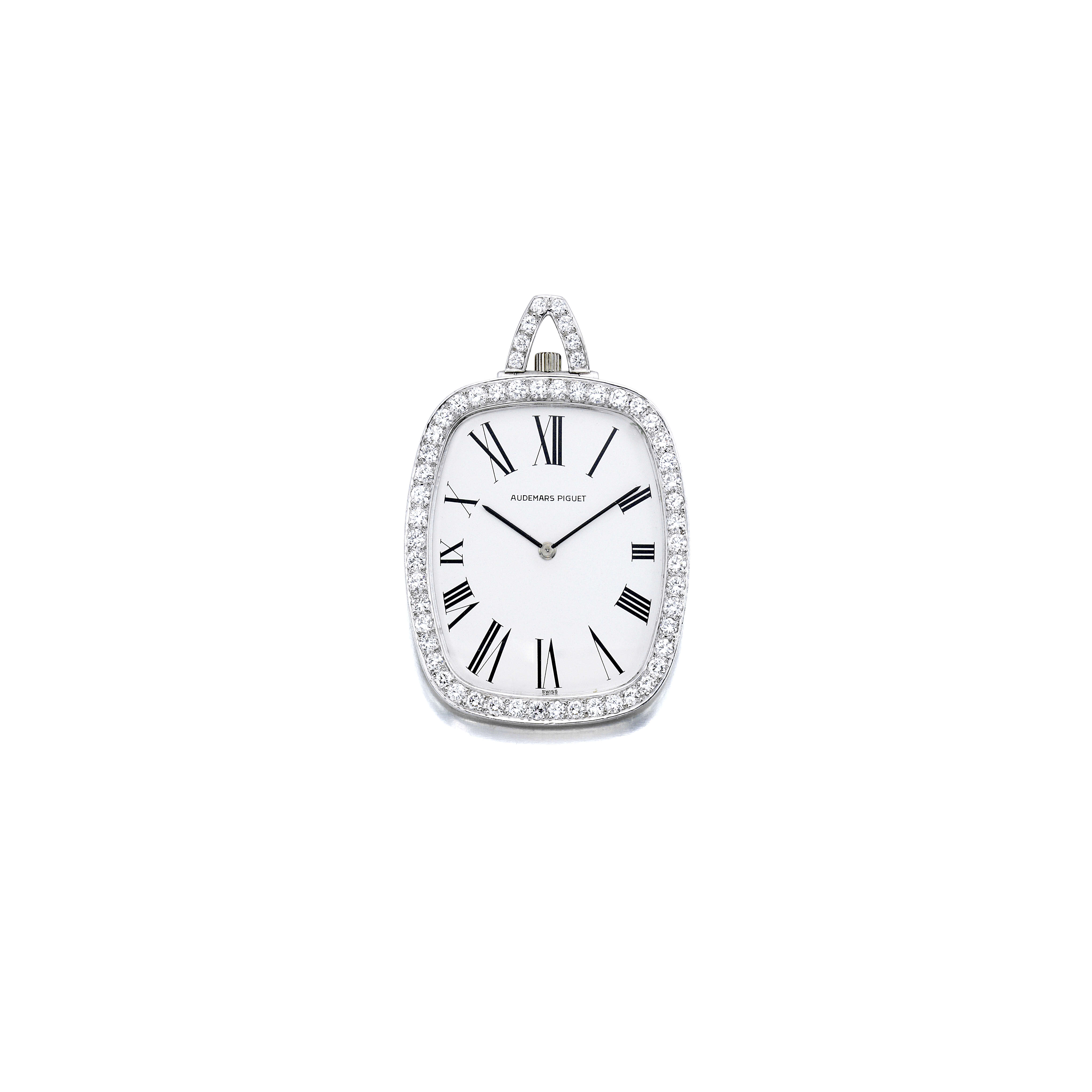 A diamond watch pendant, Audemars Piguet