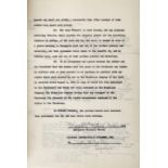 A Margaret Mitchell signed contract selling the film rights of Gone With the Wind to David O. Sel...