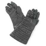 A pair of screen-worn black gloves from Star Wars: Episode IV–A New Hope, worn by Kermit Eller as...