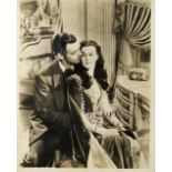 A Clark Gable and Vivien Leigh signed photograph from Gone With the Wind