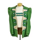 An Emerald City citizen coat from The Wizard of Oz