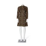 A Mitzi Gaynor paisley mini-dress designed by Larry Aldrich