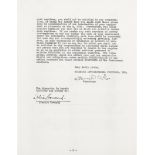 A Leslie Howard signed contract pertaining to Gone With the Wind and Intermezzo