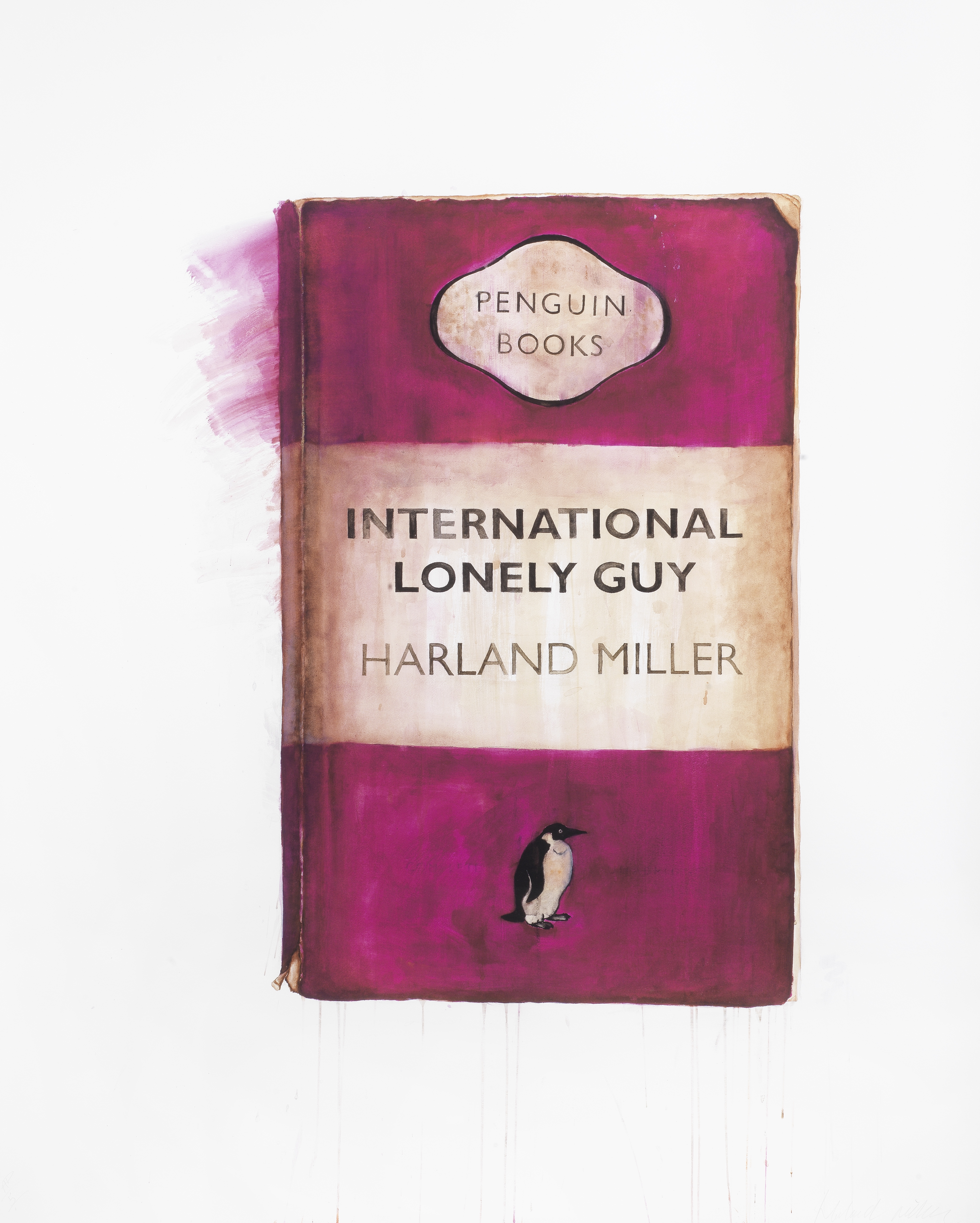 Harland Miller (born 1964) International Lonely Guy Giclée print in colours, 2010, on wove paper,...