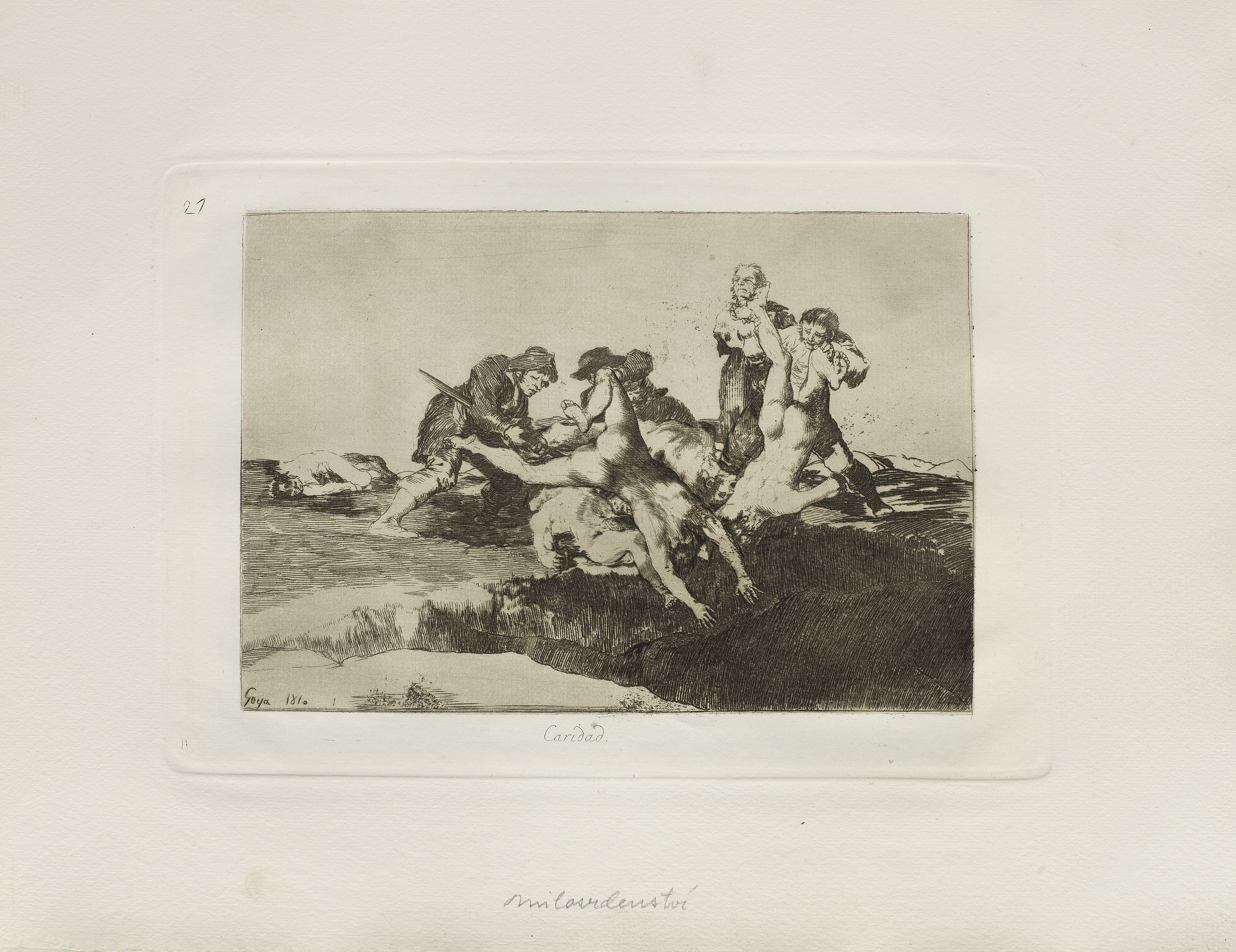 Francisco José de Goya y Lucientes (1746-1828) Los Desastres de la Guerra The complete set of eig... - Image 5 of 10