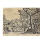 After Pieter Bruegel the Elder (1525-1569) by Johannes and Lucas Doetecum (active 1551-1569) Nund...