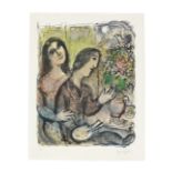 Marc Chagall (1887-1985) La Femme du Peintre Lithograph in colours, 1971, on Arches wove paper, s...