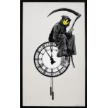 Banksy (born 1975) Grin Reaper Screenprint in colours, 2005, on wove paper, signed, dated and num...