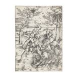 Albrecht Dürer (1471-1528) Hercules killing Cacus (conquering the Molionide Twins) Woodcut, circa...