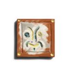 Pablo Picasso (1881-1973) Masque rieur stamped, marked and numbered Madoura Plein de Feu/Empreint...