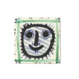 Pablo Picasso (1881-1973) Masque marked and numbered K120/Edition Picasso/Exemplaire Editeur/Mado...