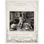 William Blake (1757-1827) Plates seven, eight and nine from Illustrations of the Book of Job Thre...