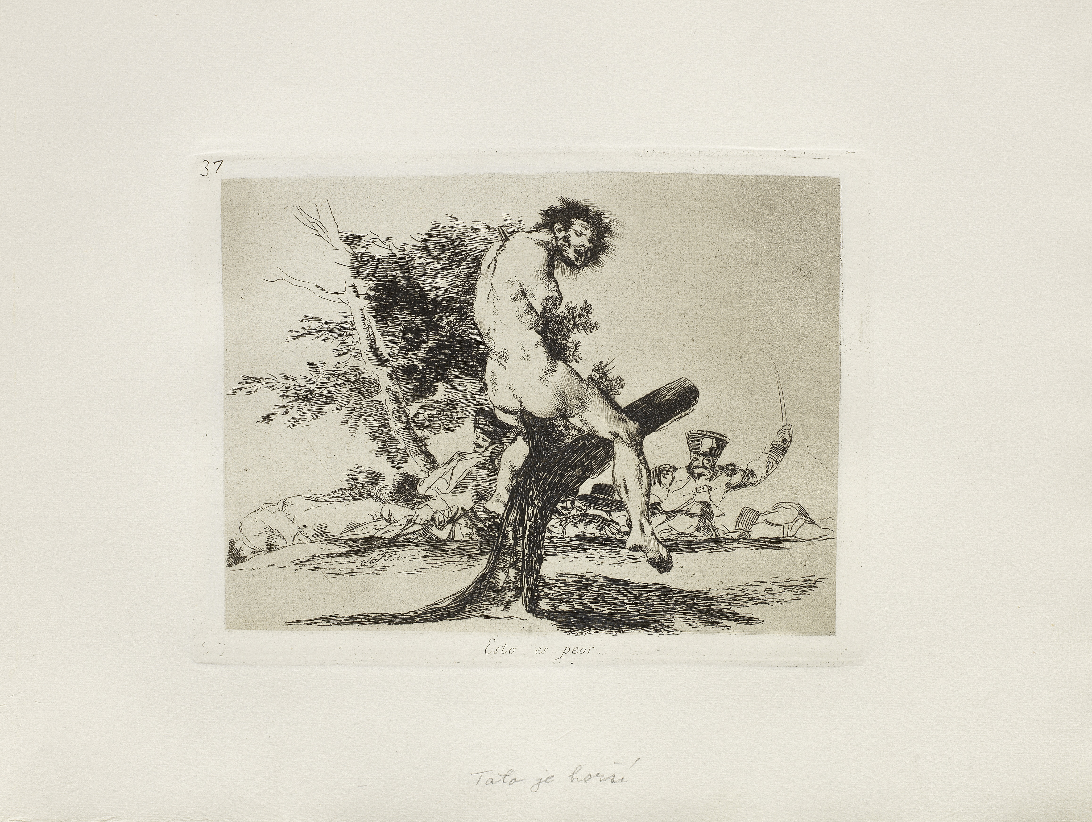 Francisco José de Goya y Lucientes (1746-1828) Los Desastres de la Guerra The complete set of eig... - Image 9 of 10