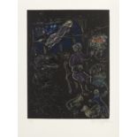 Marc Chagall (1887-1985) L'Atelier de Nuit Lithograph in colours, 1980, on Arches wove paper, sig...