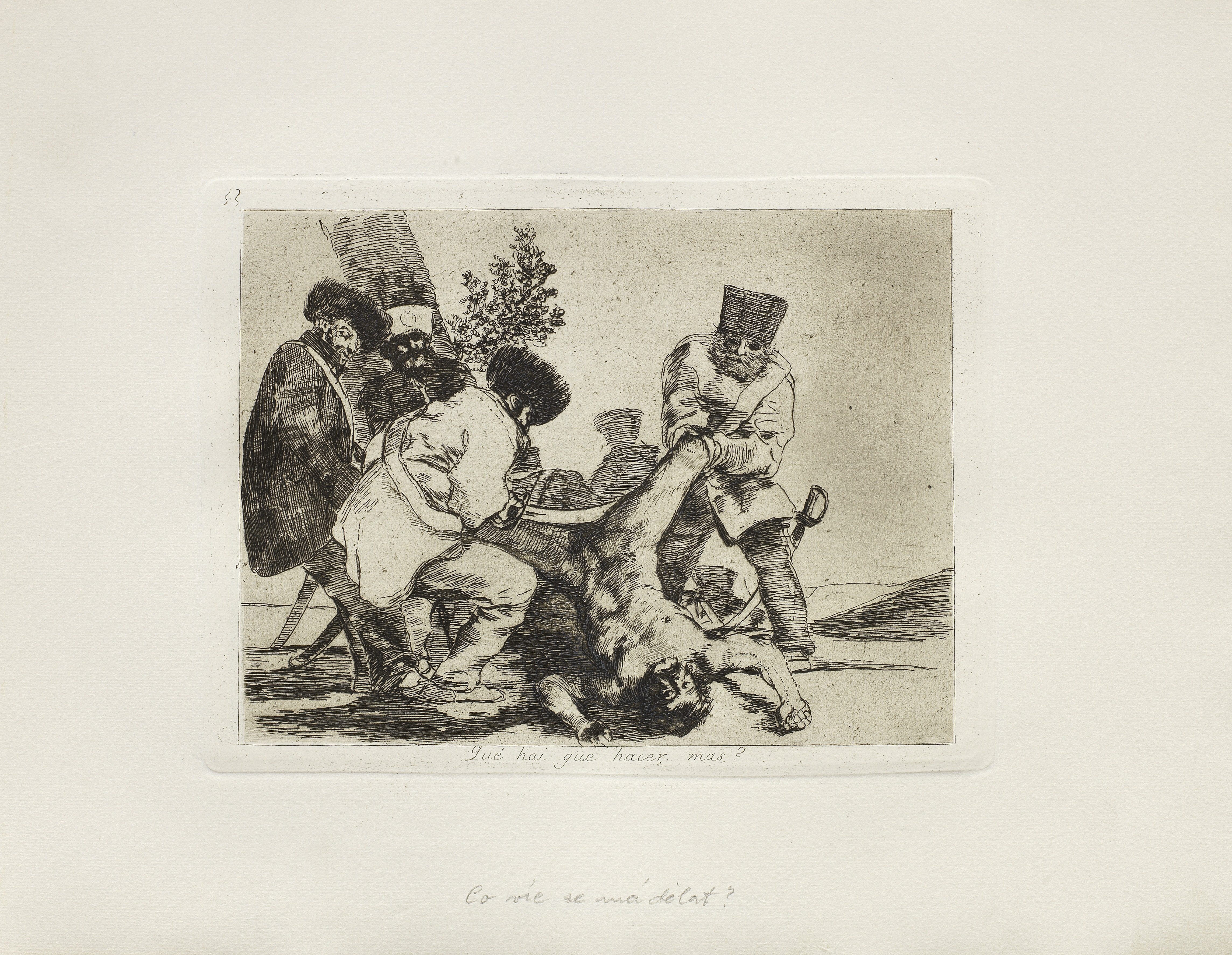 Francisco José de Goya y Lucientes (1746-1828) Los Desastres de la Guerra The complete set of eig... - Image 7 of 10