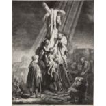 Rembrandt Harmensz van Rijn (1606-1669) The Descent from the Cross: Second Plate Etching, 1633, o...