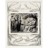 William Blake (1757-1827) Plates seventeen, eighteen and nineteen, from Illustrations of the Book...