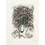 Marc Chagall (1887-1985) Fleurs d'Art Lithograph in colours, 1983, on Arches wove paper, signed a...