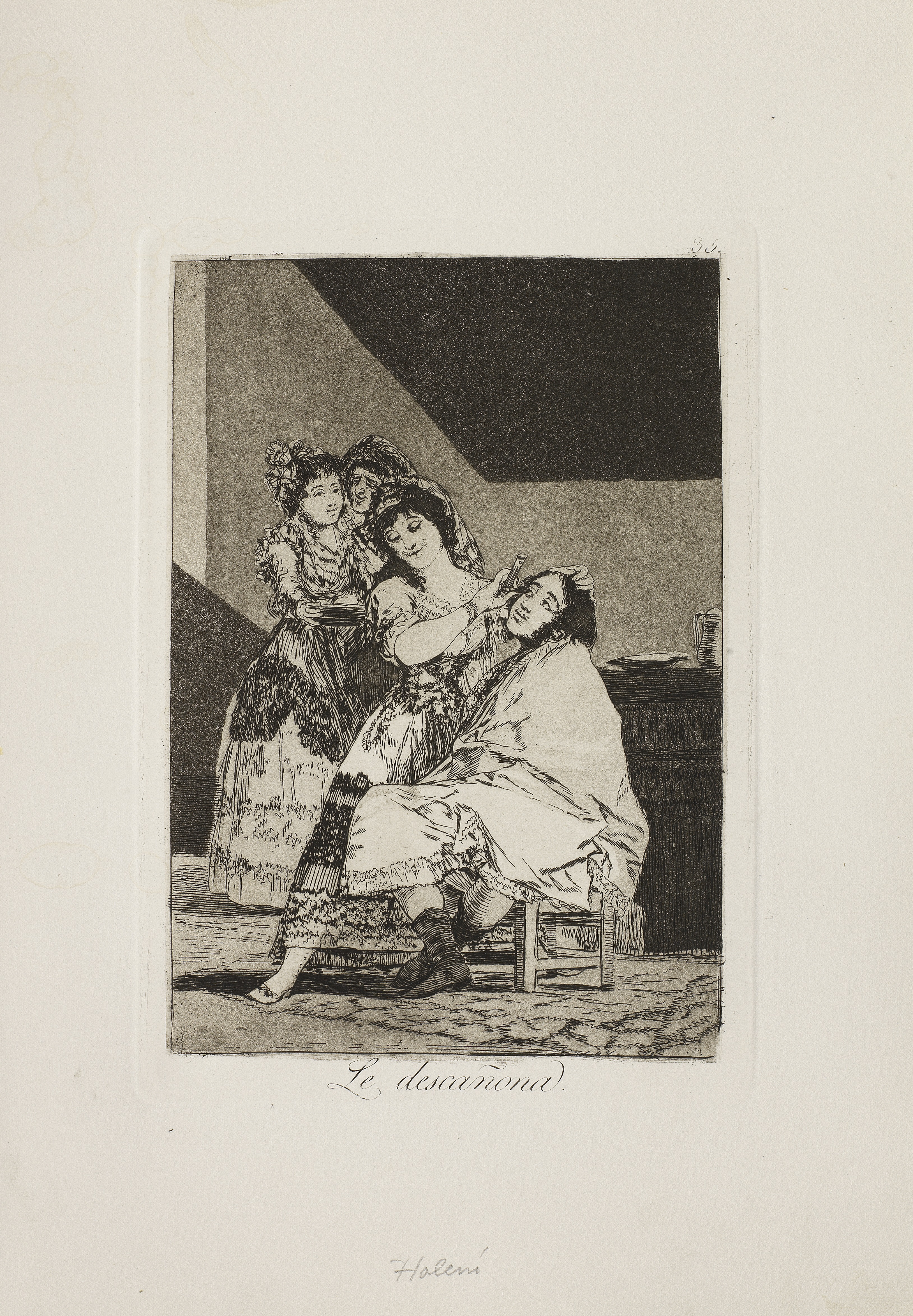 Francisco José de Goya y Lucientes (1746-1828) Los Caprichos The complete set of eighty etchings ... - Image 8 of 10