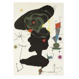 Joan Miró (1893-1983) One plate, from Oda a Joan Miró Lithograph in colours, 1973, on wove paper,...
