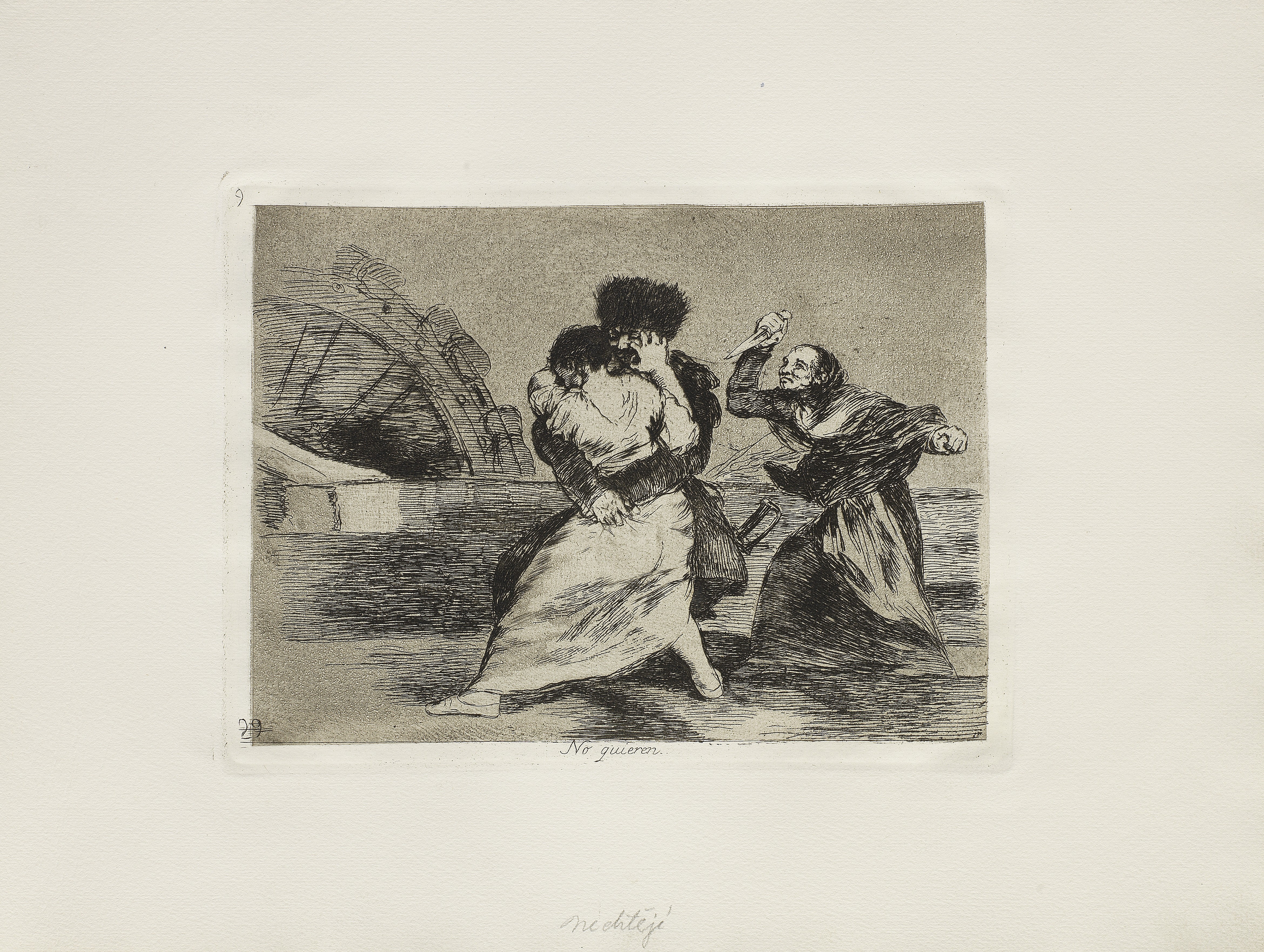 Francisco José de Goya y Lucientes (1746-1828) Los Desastres de la Guerra The complete set of eig... - Image 2 of 10