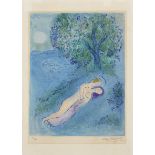 Marc Chagall (1887-1985) La Leçon de Philétas, from Daphnis et Chloé Lithograph in colours, 1962,...
