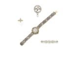 A diamond brooch,