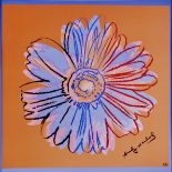 After Andy Warhol (1928-1987); Daisies (Orange);