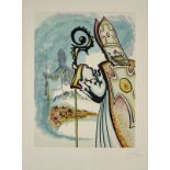 Salvador Dalí (1904-1989); King Richard, from Ivanhoe;