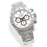 Rolex. A stainless steel automatic chronograph bracelet watch Cosmograph Daytona 'Zenith Inverte...