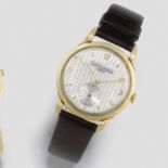 Vacheron Constantin. An 18K gold manual wind wristwatch with fancy lugs Circa 1950