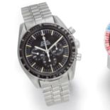 Omega. A stainless steel manual wind chronograph bracelet watch Speedmaster Professional, Ref: 1...